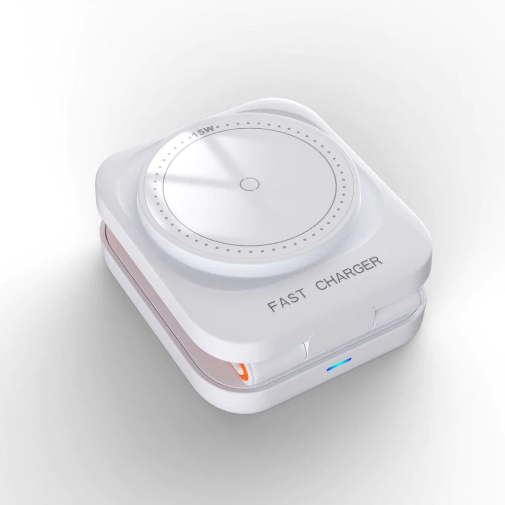 3-in-1 Opvouwbare draadloze oplader